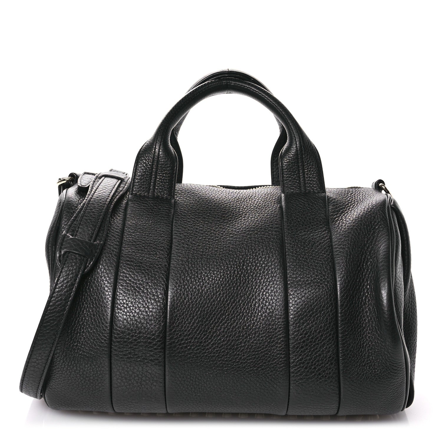 Alexander Wang Pebbled Lambskin Rocco Black Pale Gold Hardware 1 of 9