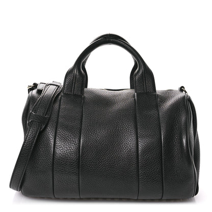 Alexander Wang Pebbled Lambskin Rocco Black Pale Gold Hardware 1 of 9