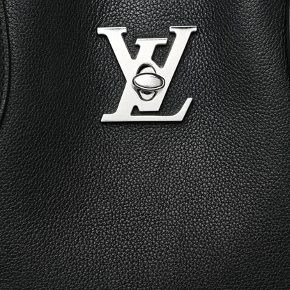 Louis Vuitton Calfskin Lockme Go Tote Black 7 of 20