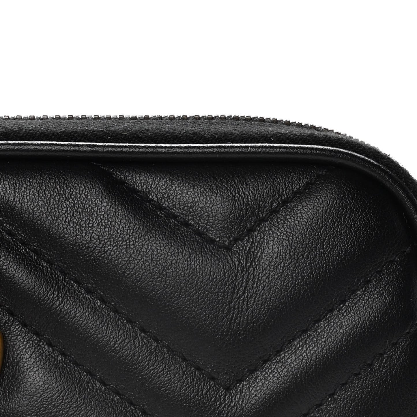 Lambskin Quilted Chevron Small Single Flap Black