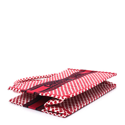 Christian Dior Canvas Medium DiorAmour Dots Book Tote Red 4 of 12