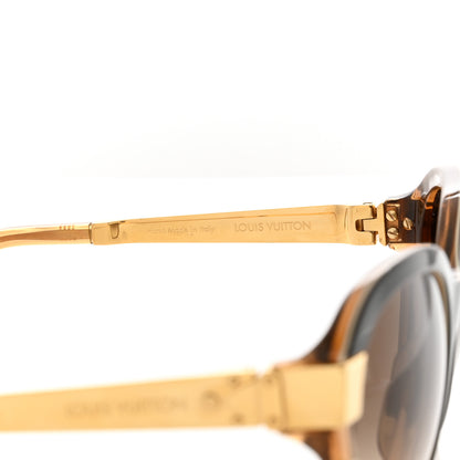 Louis Vuitton Petit Soupcon Cat Eye Sunglasses Z0487E Brown 5 of 9