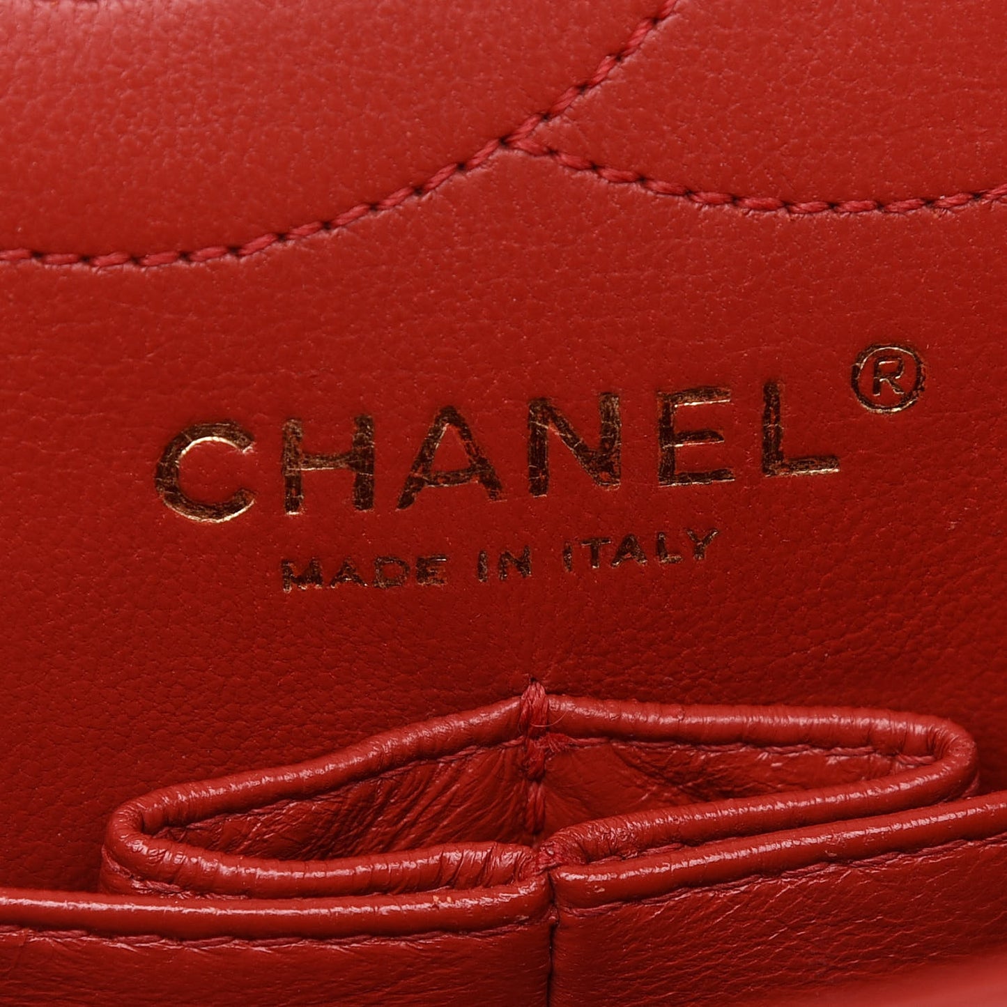 Aged Calfskin Quilted 2.55 Reissue 226 Flap Red