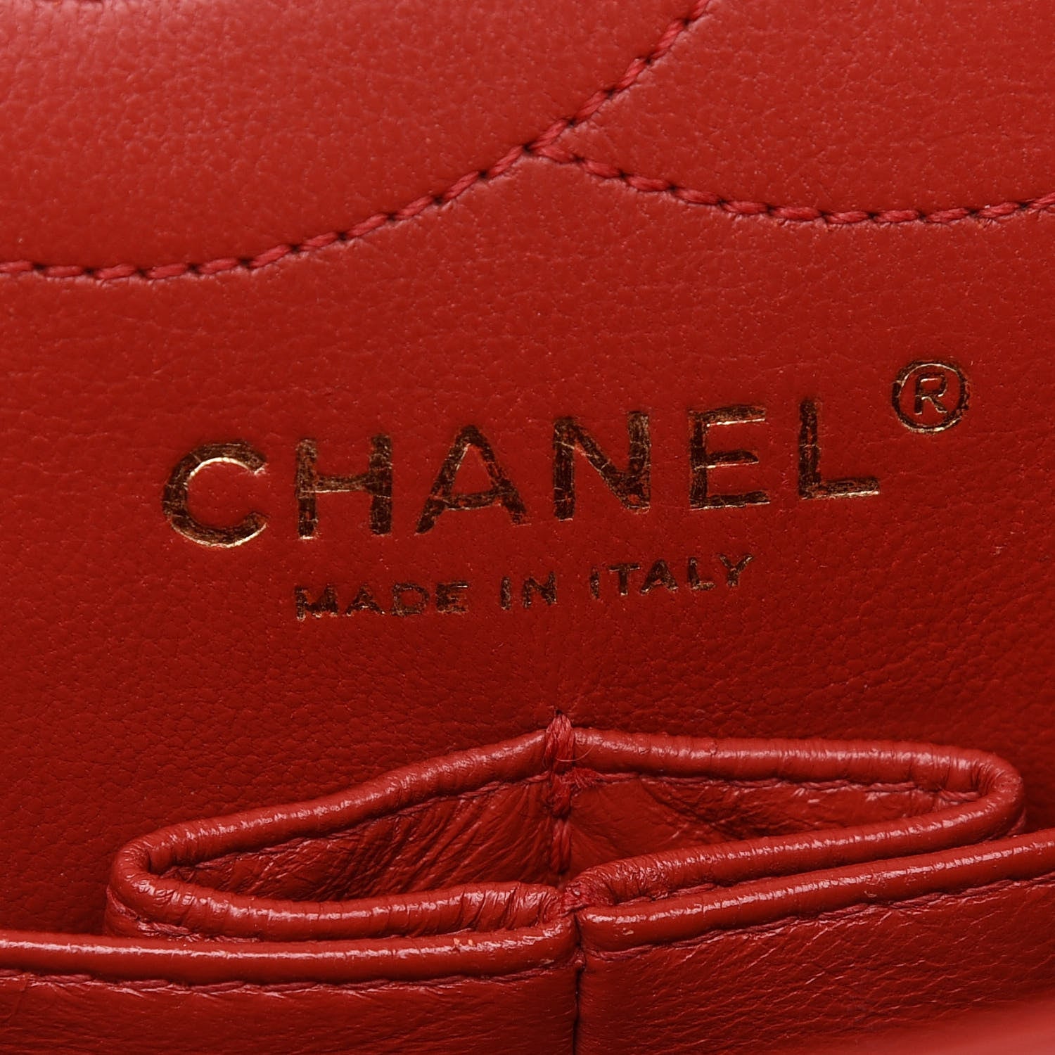 Chanel Aged Calfskin Quilted 2.55 Reissue 226 Flap Red 5 of 8