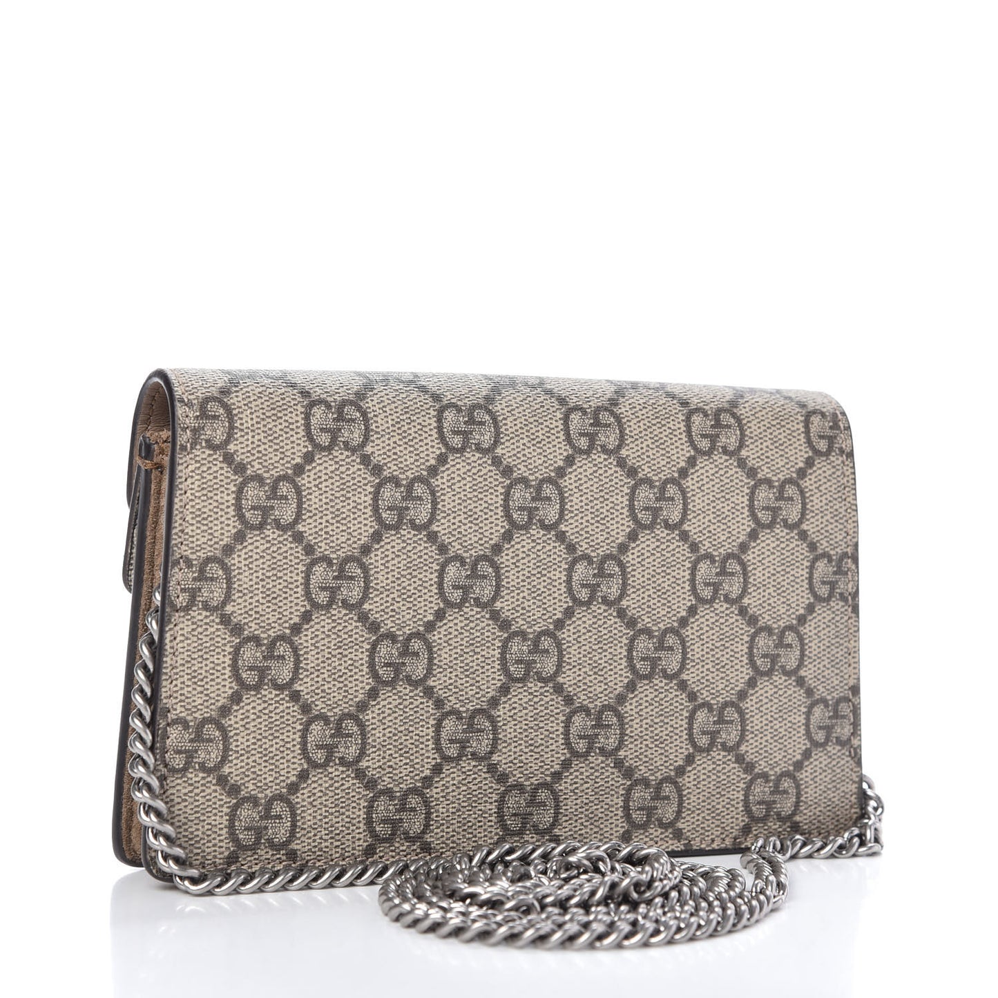 GG Supreme Monogram Super Mini Dionysus Shoulder Bag Taupe