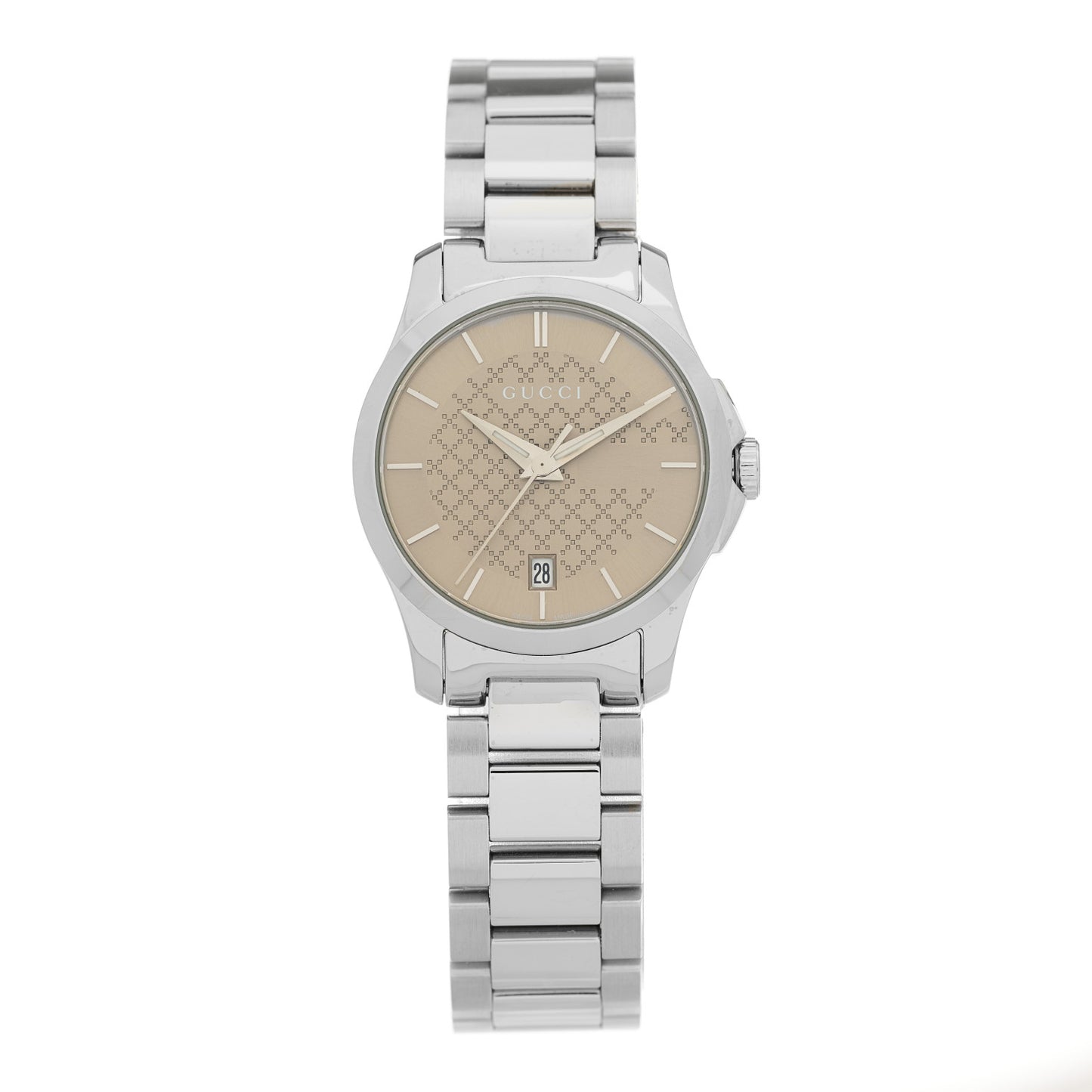 Stainless Steel 27mm G-Timeless Quartz Watch Brown