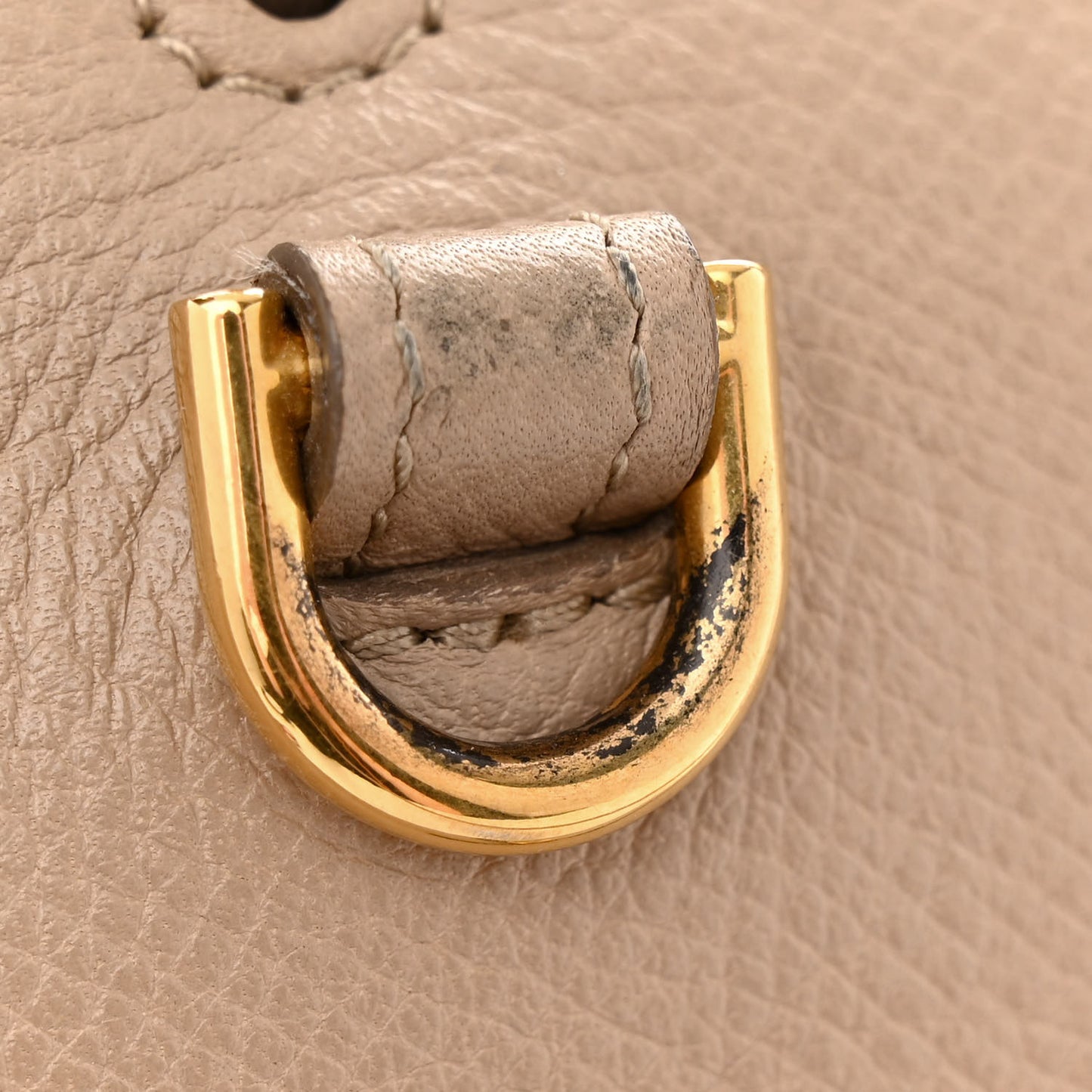 Grained Calfskin Mini Belt Bag Light Taupe