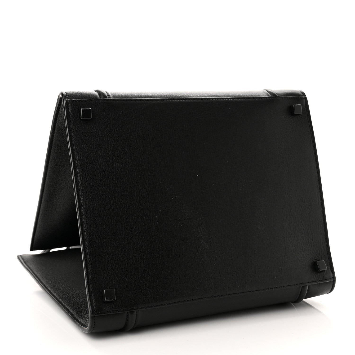Celine Grained Calfskin Medium Phantom Luggage Black 4 of 11