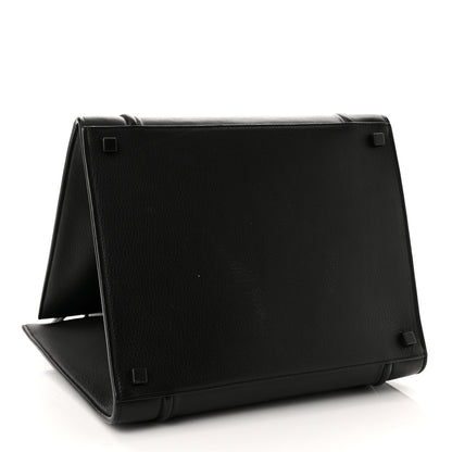 Celine Grained Calfskin Medium Phantom Luggage Black 4 of 11