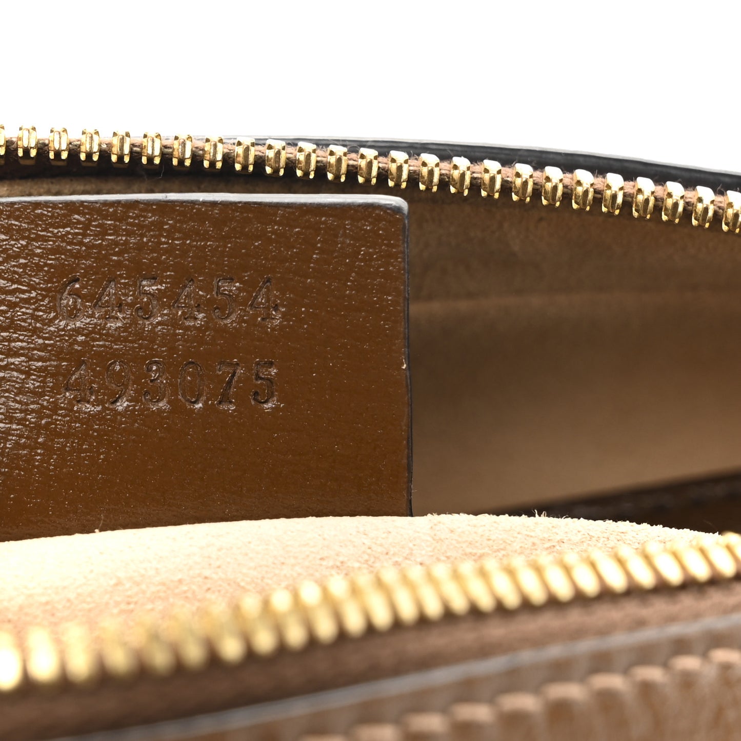 GG Supreme Monogram Small Horsebit 1955 Shoulder Bag Beige Brown Sugar