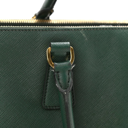 Prada Saffiano Large Galleria Double Zip Tote Militare 15 of 17