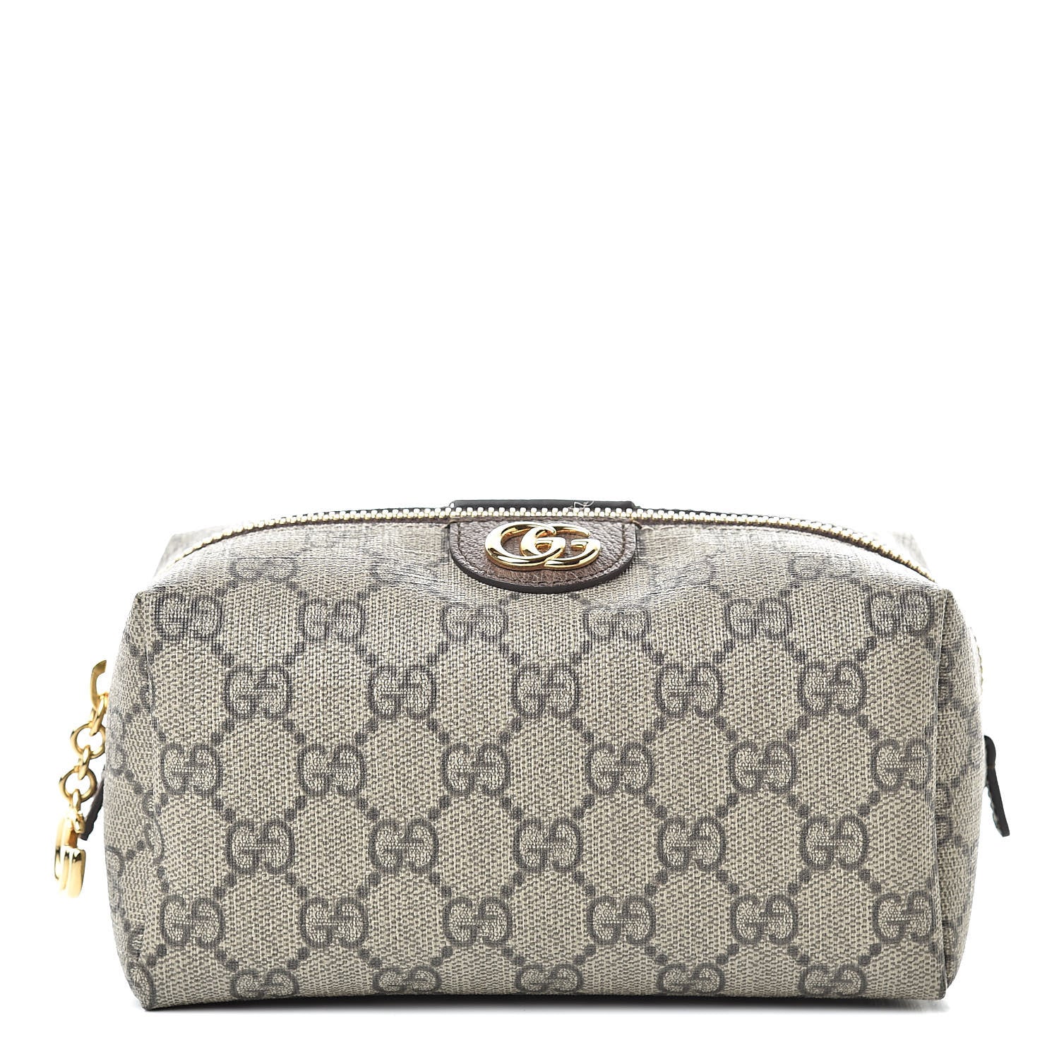 Gucci Soft GG Supreme Monogram Calfskin Medium Ophidia Cosmetic Case Beige Ebony New Acero 1 of 8