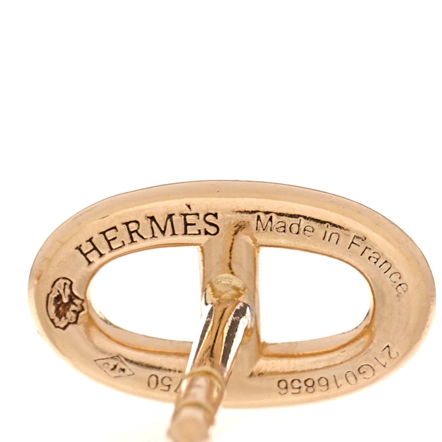 Hermes 18K Rose Gold TPM Farandole Stud Earrings 4 of 4
