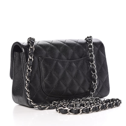 Chanel Iridescent Caviar Quilted Mini Rectangular Flap Black 3 of 10