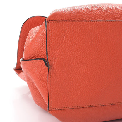 Gucci Cellarius Calfskin Large Bamboo Daily Top Handle Bag New Dark Orange 16 of 18