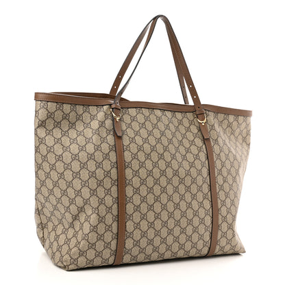 Gucci GG Supreme Monogram Medium Nice Tote Brown 2 of 15
