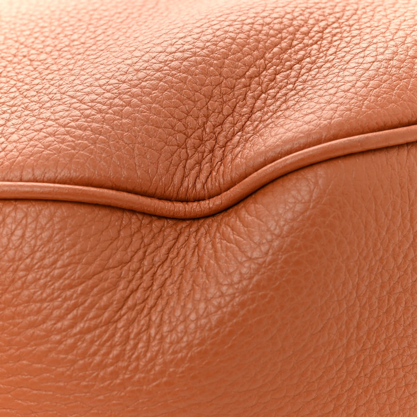 Supple Calfskin Medium Triomphe Heloise Shoulder Bag Tan