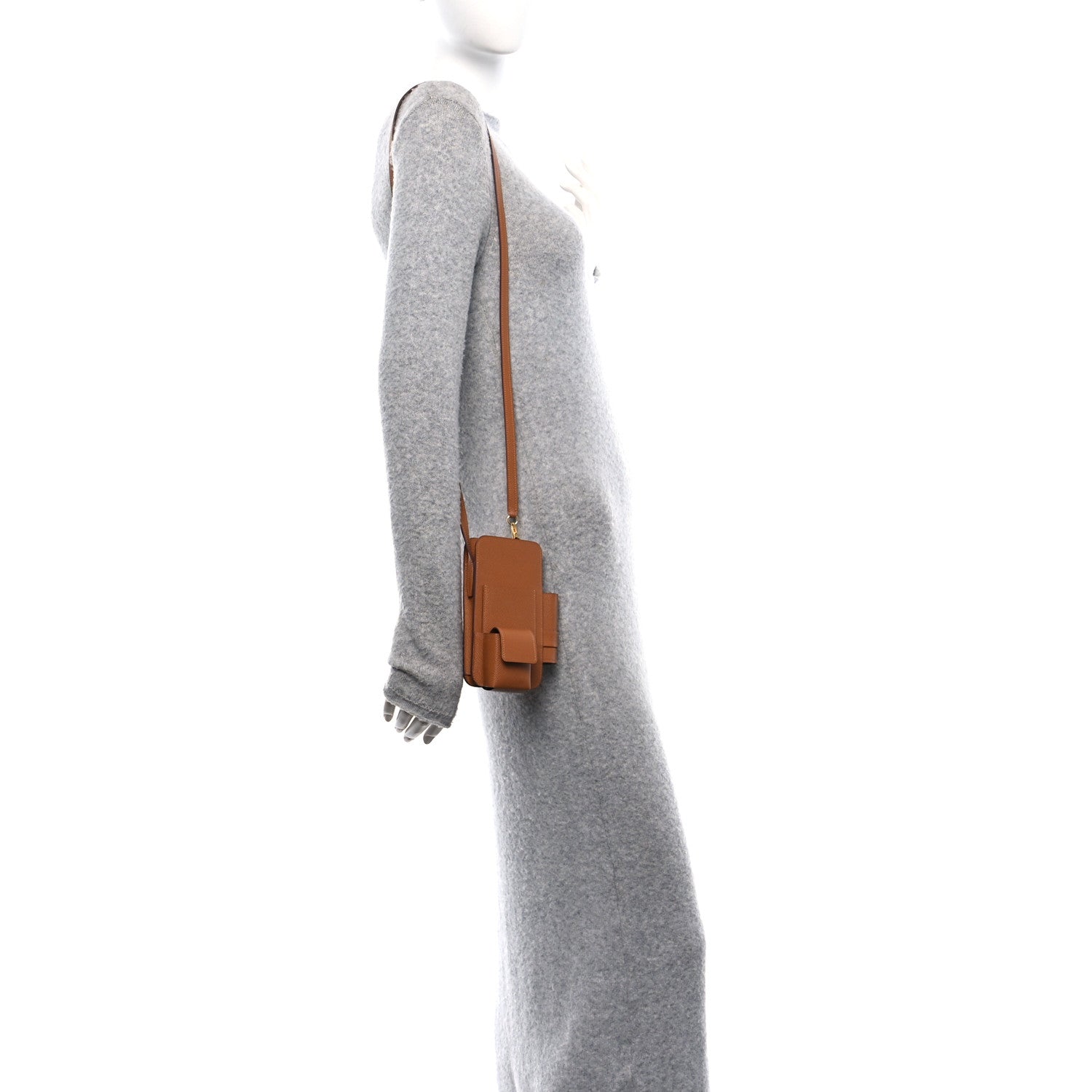 Hermes Epsom Hermesway Phone Case Gold 2 of 12