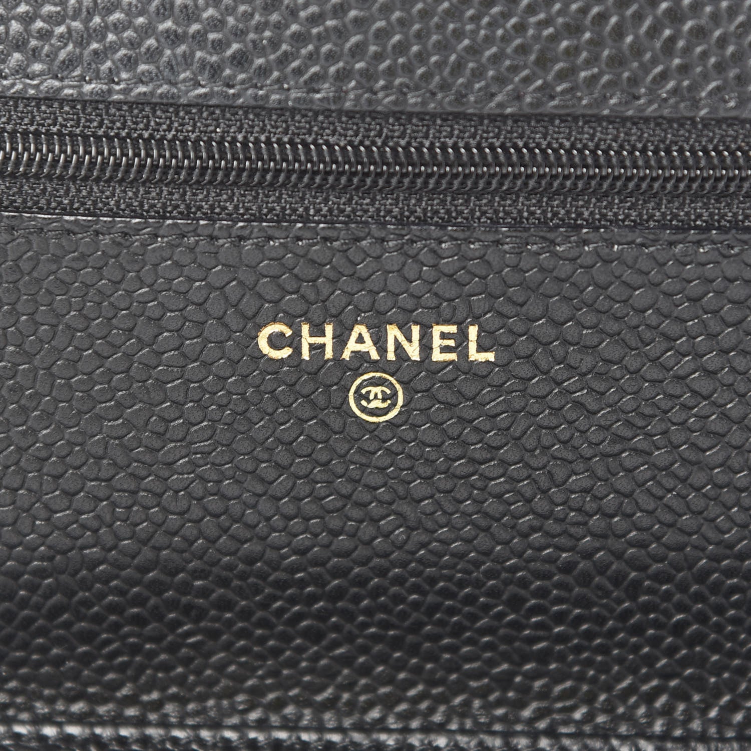 Chanel Caviar Quilted Wallet On Chain WOC Black 6 of 10