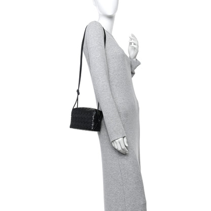 Bottega Veneta Nappa Intrecciato Mini Loop Camera Bag Black 2 of 9