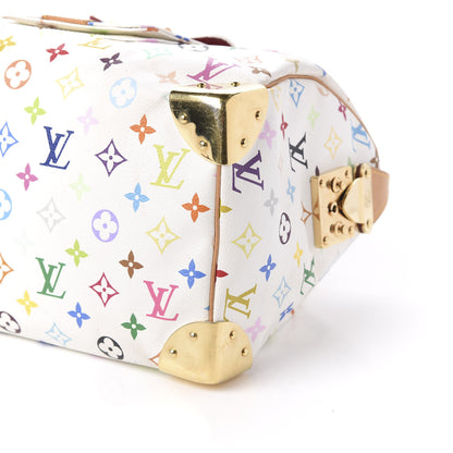 Louis Vuitton Monogram Multicolor Speedy 30 White 7 of 10