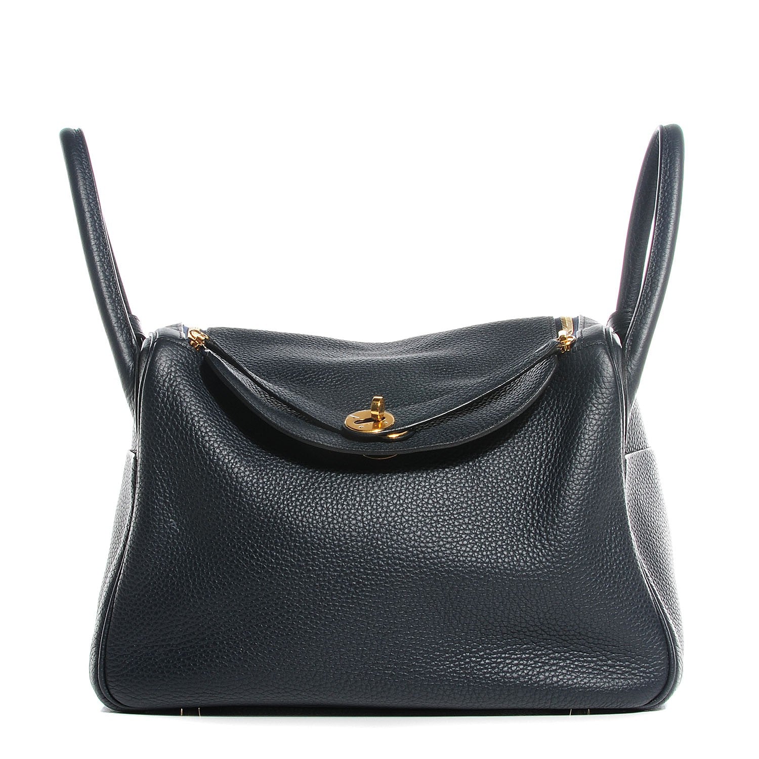 Hermes Taurillon Clemence Lindy 30 Bleu Ocean 1 of 18