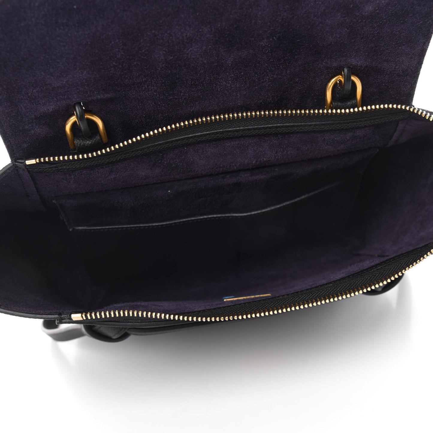 Grained Calfskin Micro Belt Bag Black