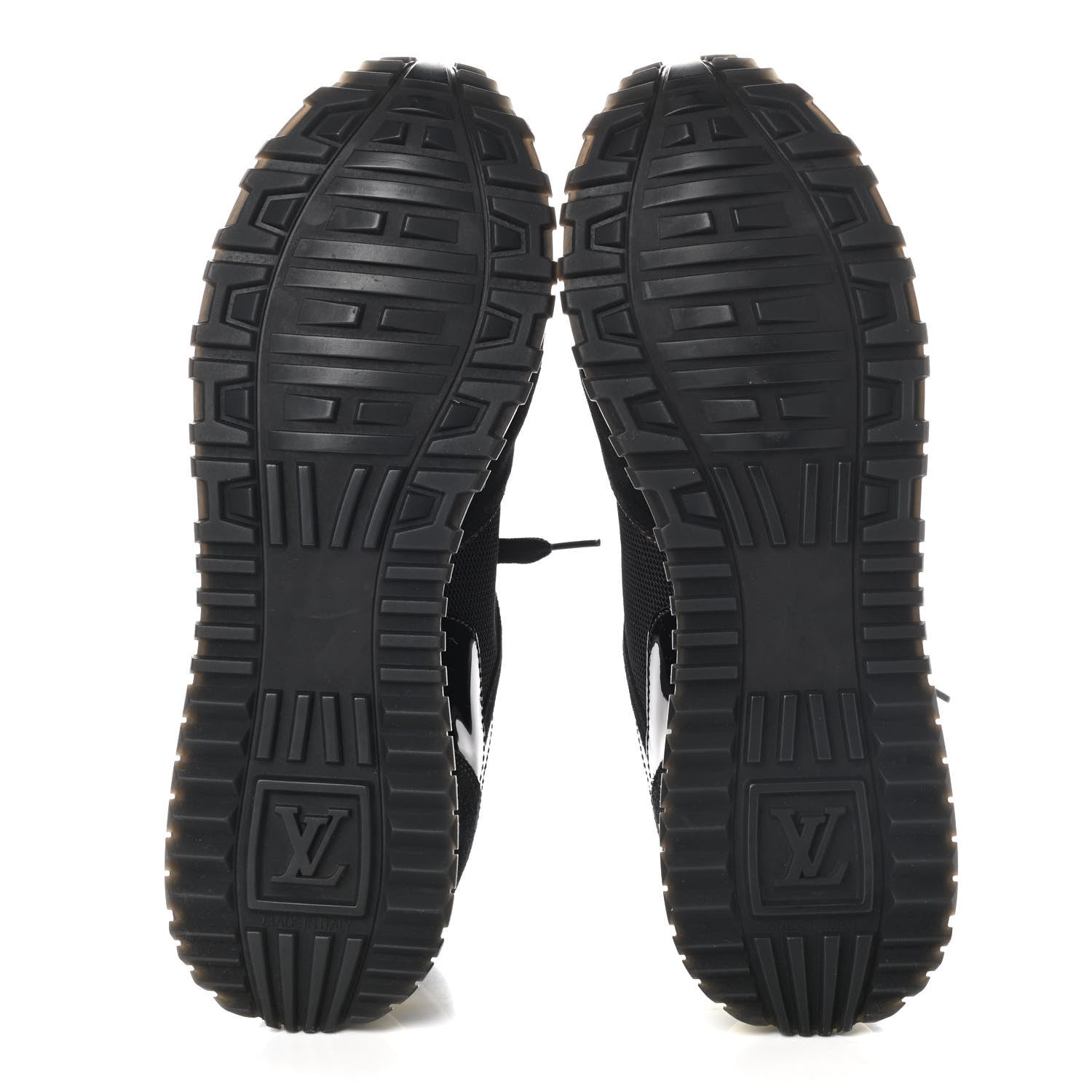Louis Vuitton Suede Monogram Run Away Sneakers 37.5 Black 5 of 8