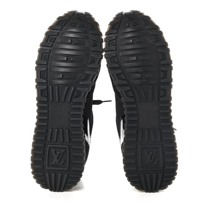 Louis Vuitton Suede Monogram Run Away Sneakers 37.5 Black 5 of 8
