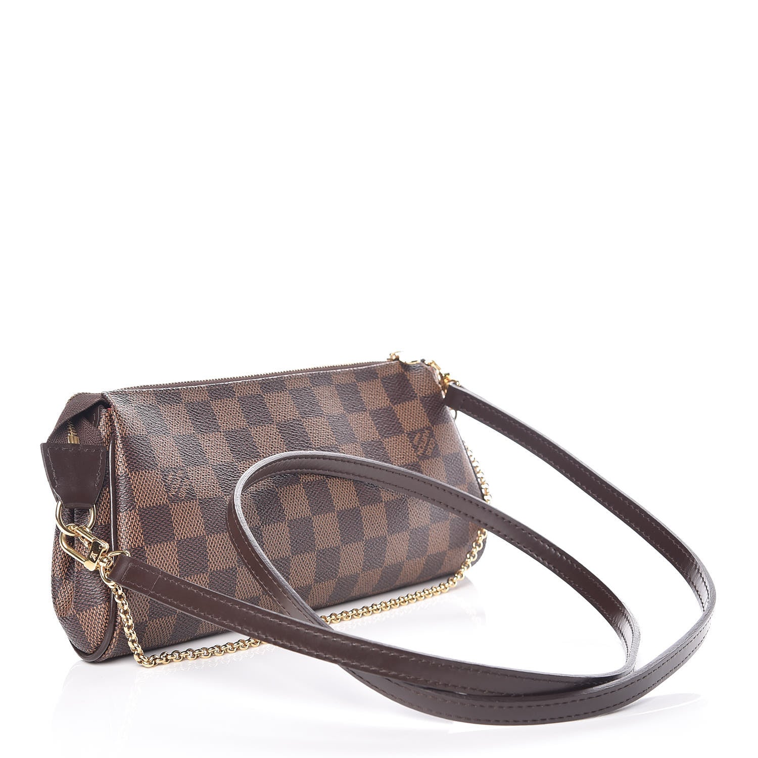 Louis Vuitton Damier Ebene Eva Clutch 3 of 10