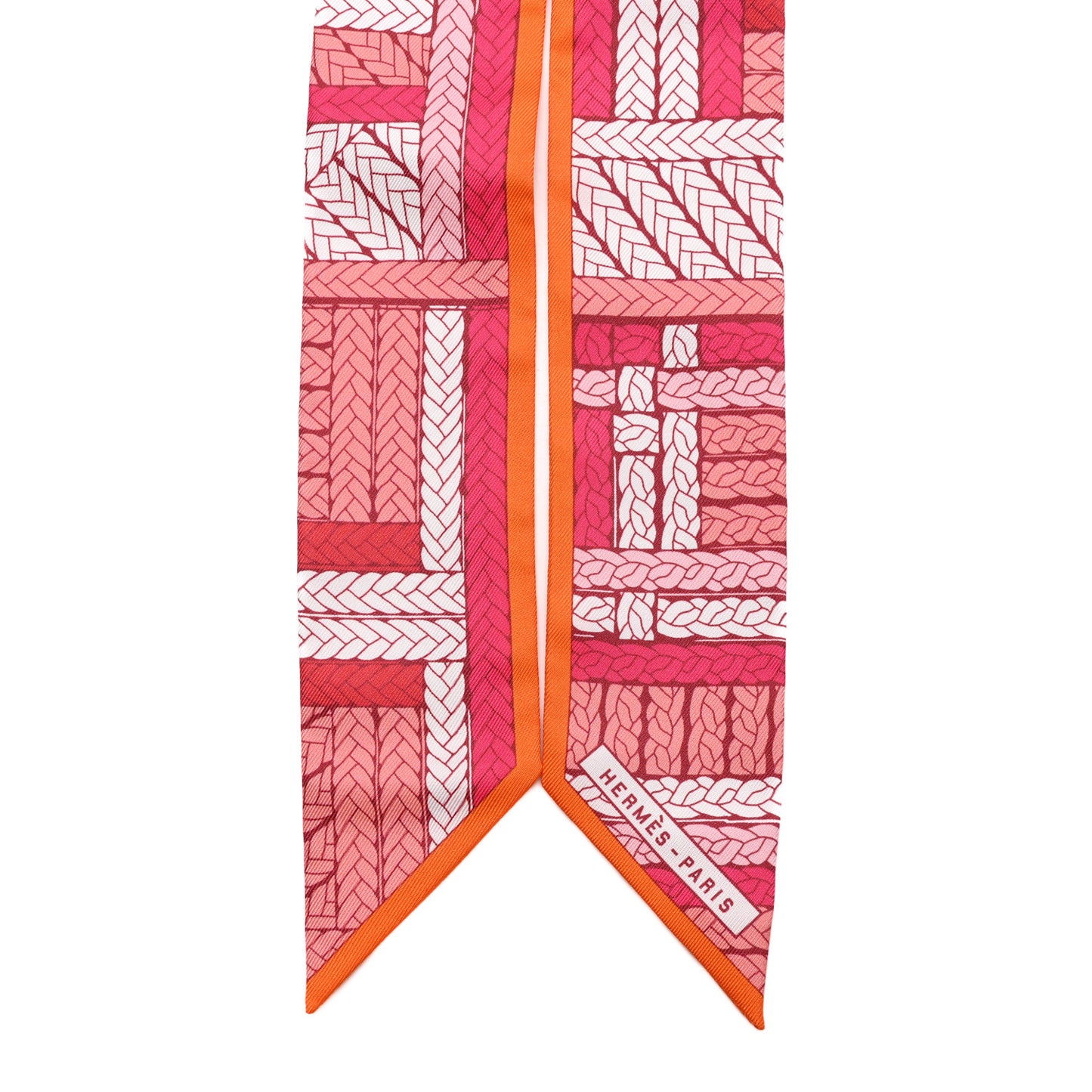 Silk Tresses H Twilly Rose Vif Orange White