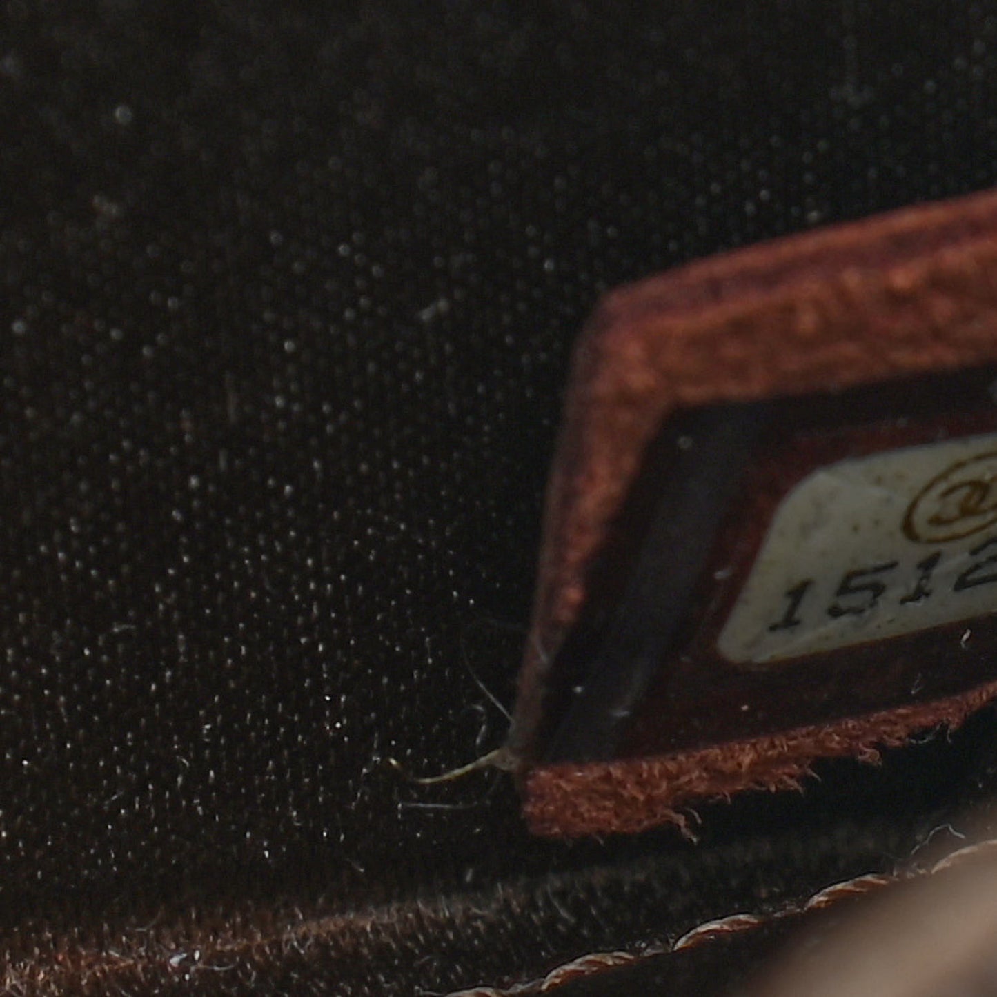 Lambskin Stitched Orient Express Wallet on Chain WOC Brown