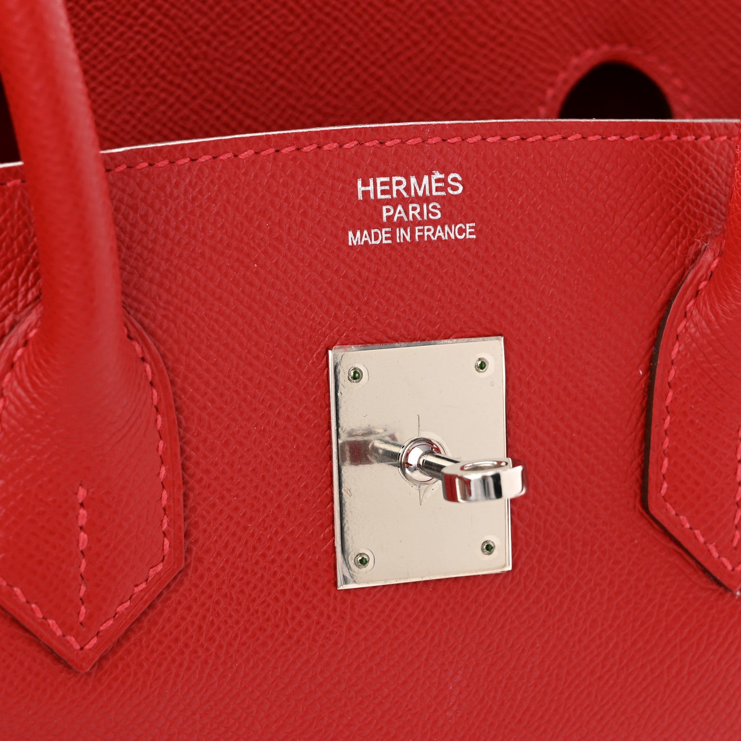 Hermes Epsom Birkin 35 Rouge Casaque 6 of 14