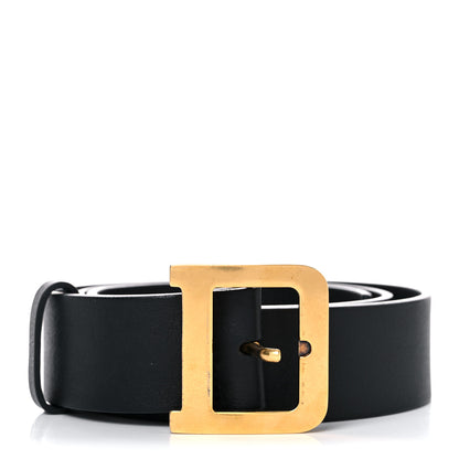 Christian Dior Calfskin Diorquake Belt 80 Black 1 of 6