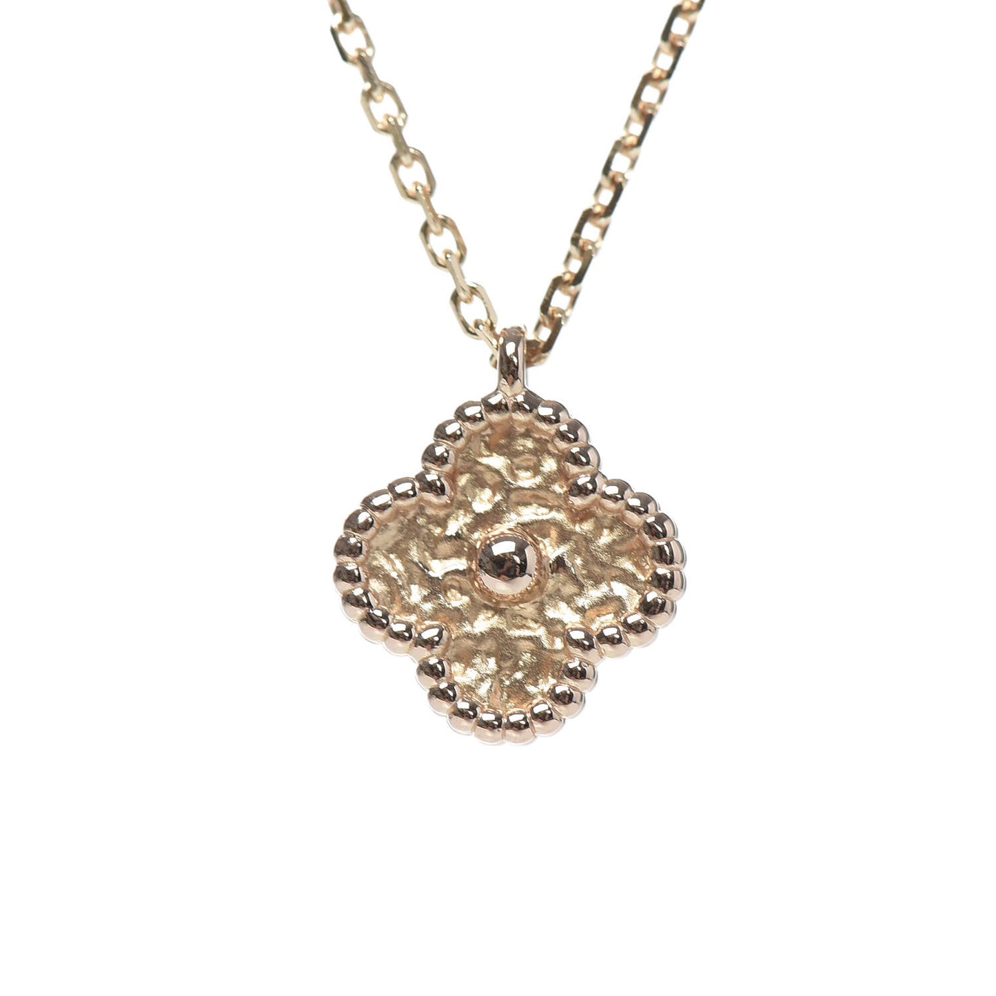 18K Rose Gold Sweet Alhambra Pendant Necklace