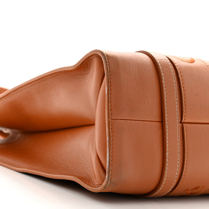 Chloe Calfskin Medium Woody Tote Caramel 9 of 12