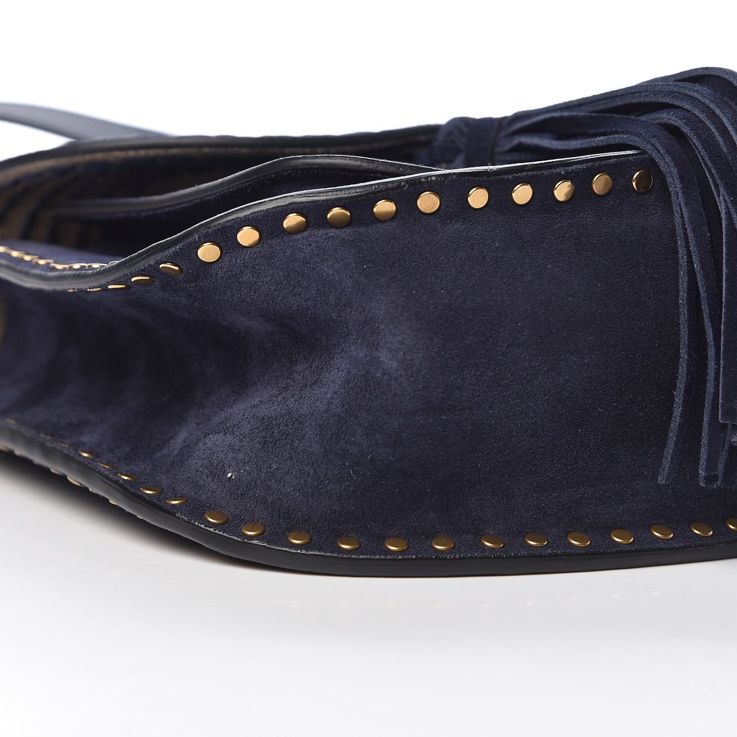 Suede Calfskin Braided Small Hudson Shoulder Bag Full Blue