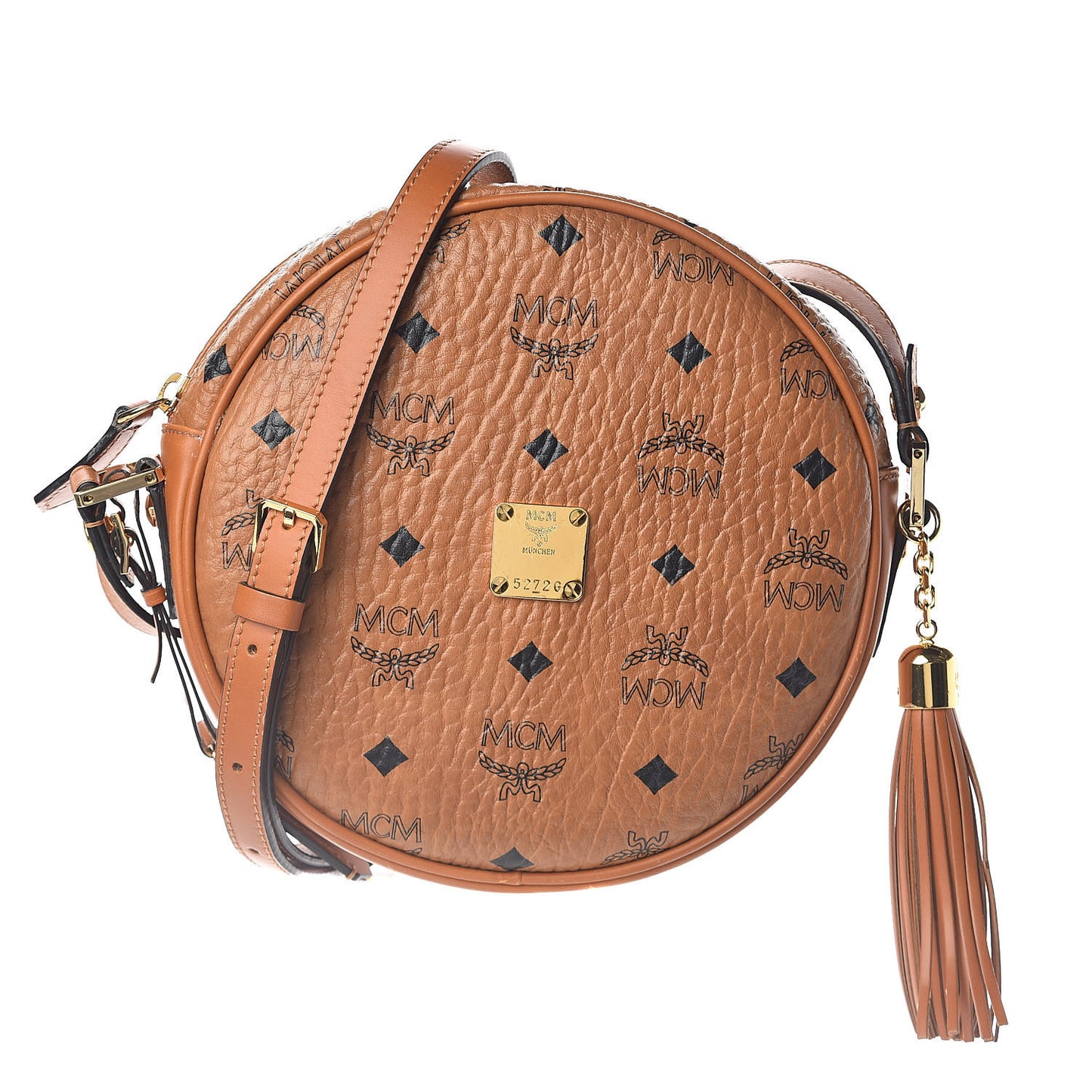 Visetos Medium Heritage Tambourine Cognac