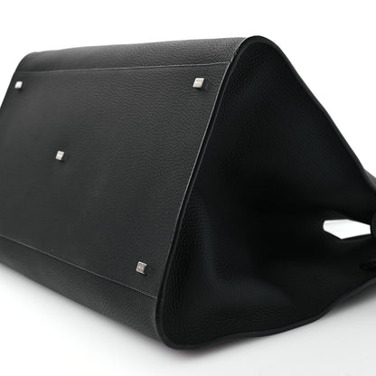 The Row Grained Calfskin Soft Margaux 17 Black 9 of 11