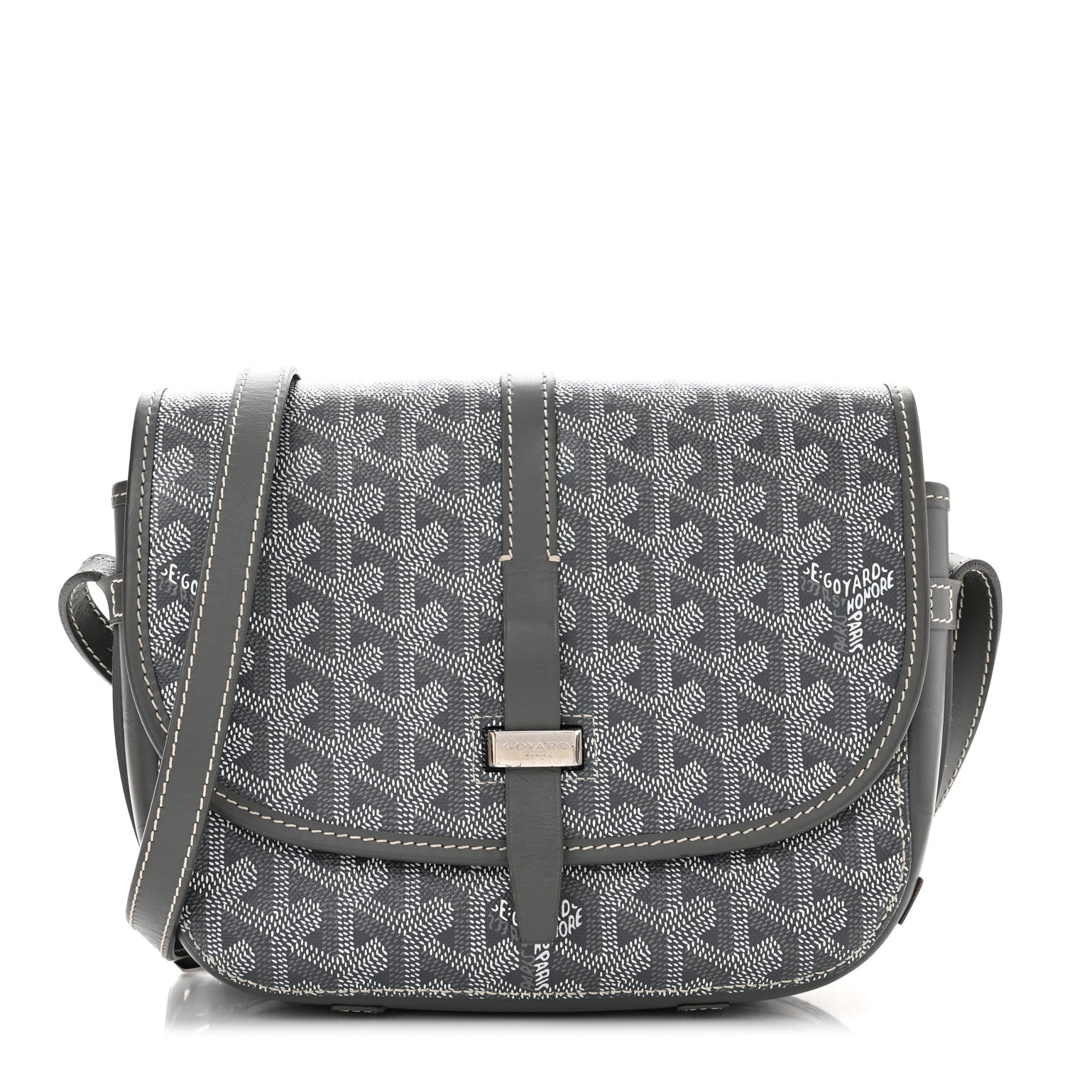 Goyard Goyardine Belvedere II PM Messenger Bag Gray 1 of 9