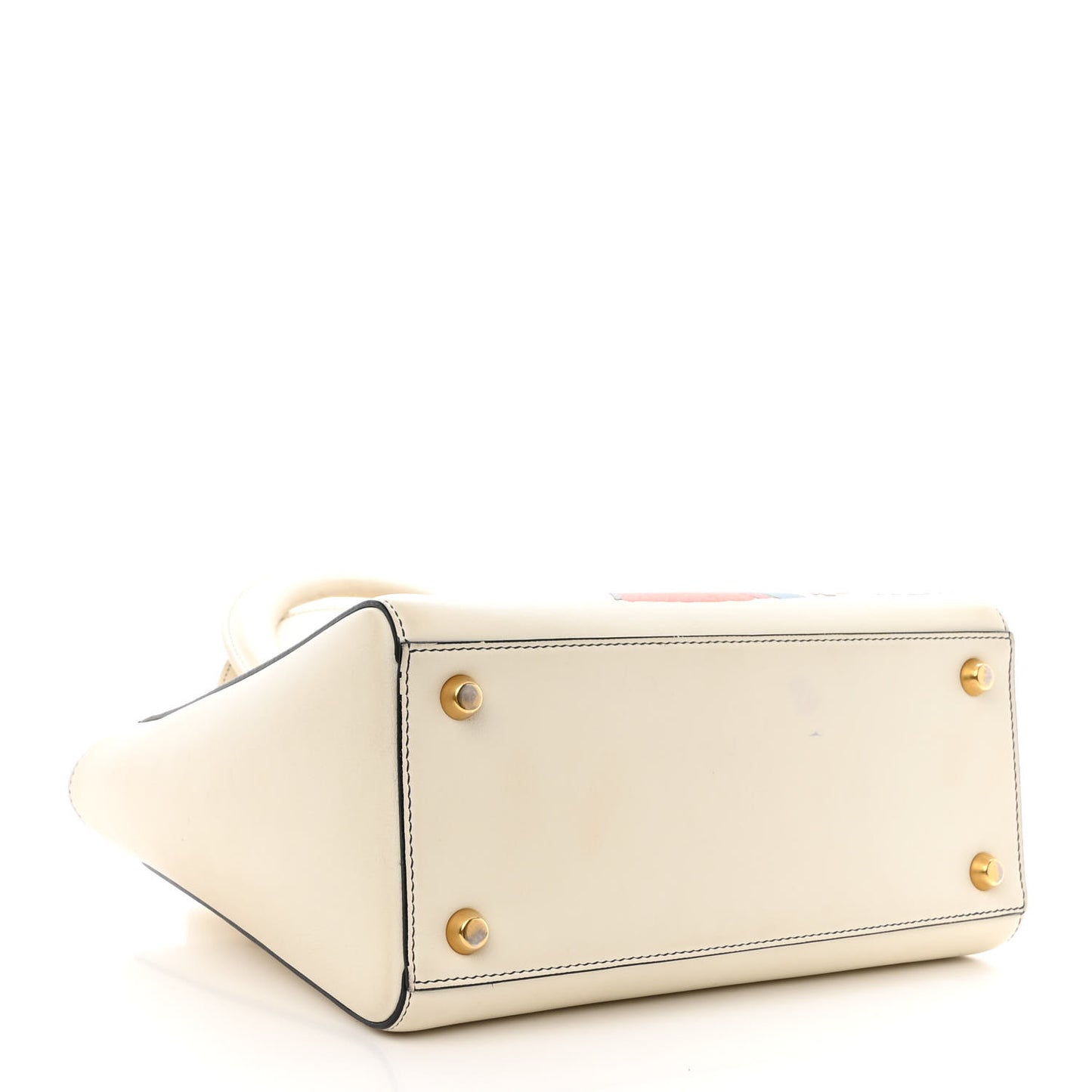 Calfskin Niki De Saint Phalle Medium Supple Lady Dior Off White