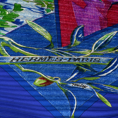 Hermes Silk Plisse Scarf 90 2 of 3