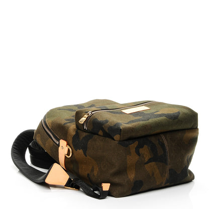 Louis Vuitton X SUPREME Canvas Camouflage Apollo Backpack 4 of 9