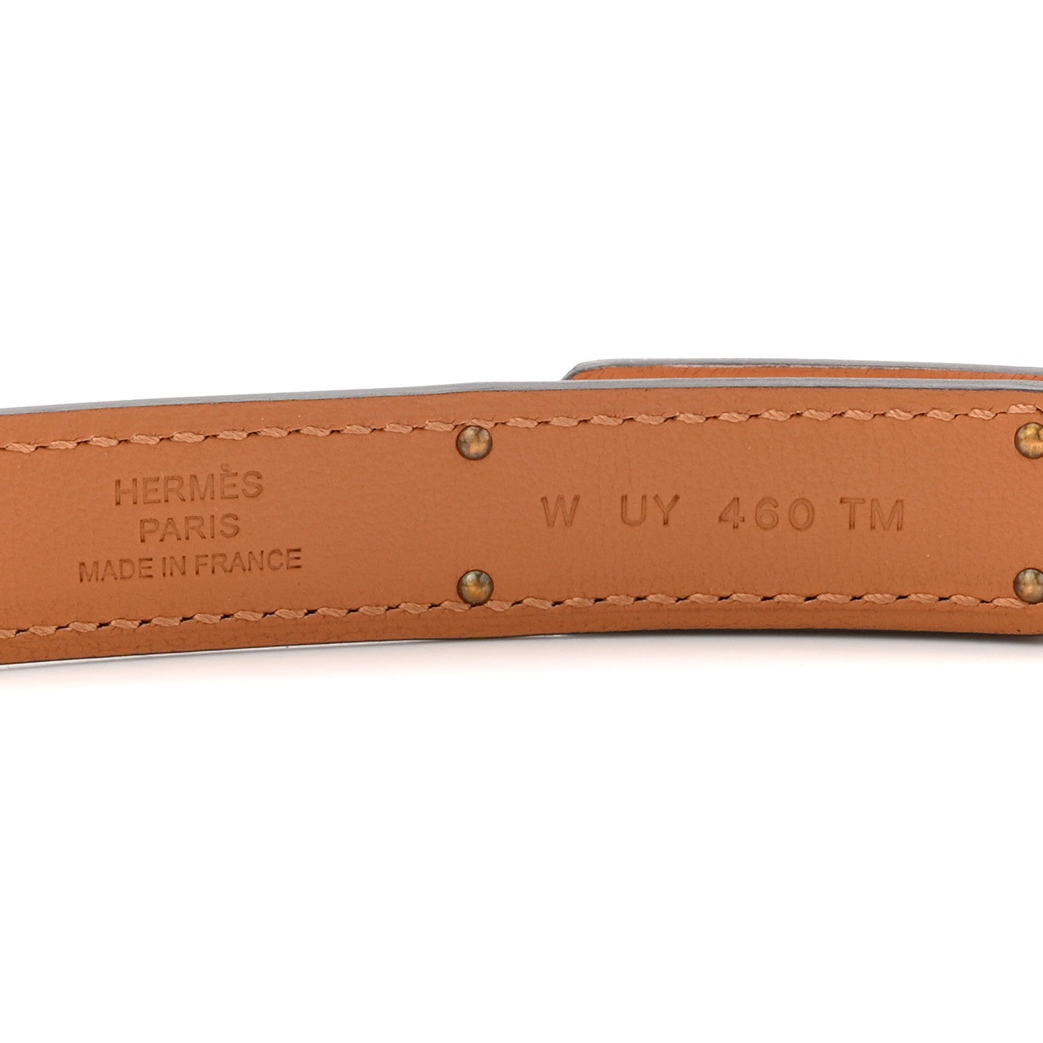 Hermes Epsom Kelly Belt White 3 of 4