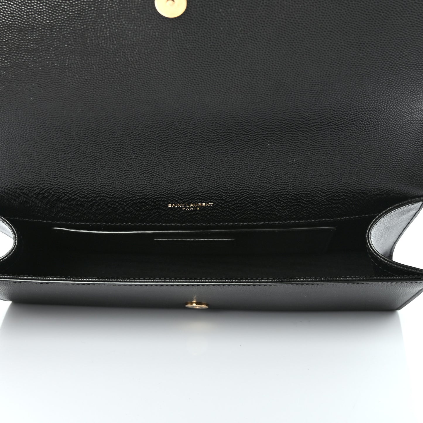 Grain De Poudre Monogram Cassandre Clutch Black