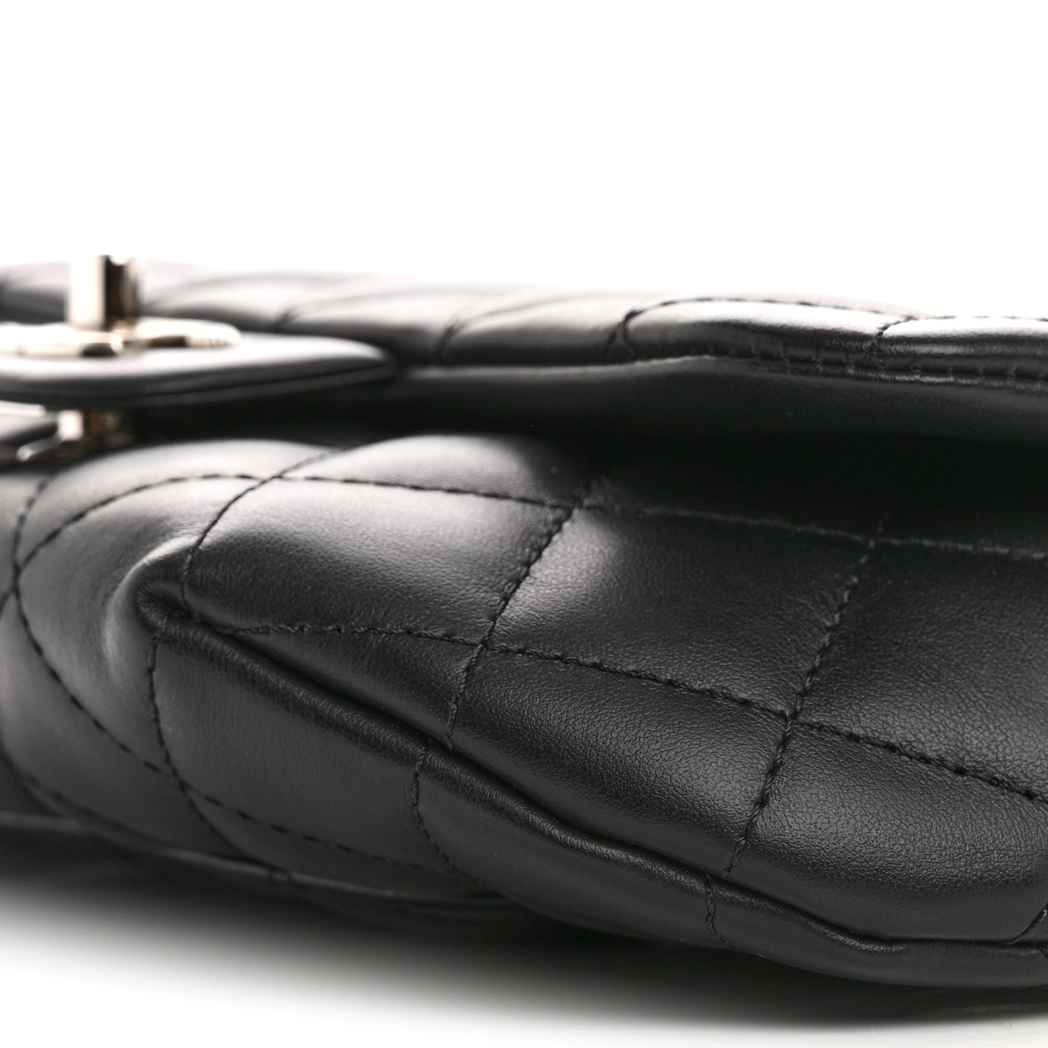 Chanel Calfskin Quilted CC Uniform Flap Belt Bag Black 10 of 10