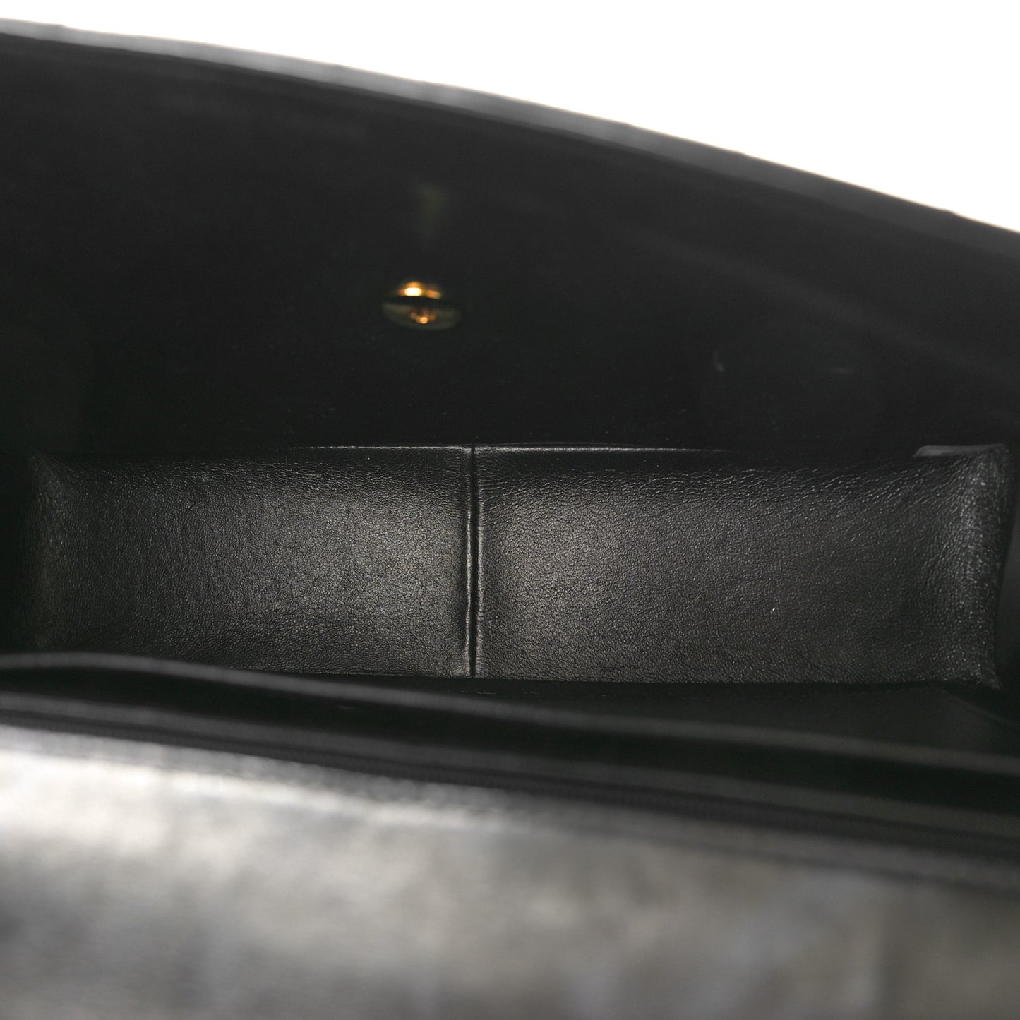 Lambskin Quilted XL Jumbo Single Flap Black