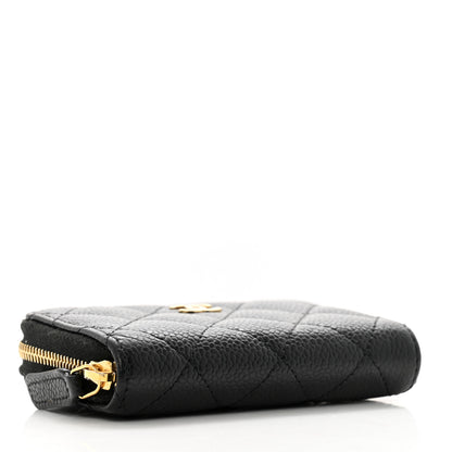 Chanel Caviar Quilted Classic Zipped Coin Purse Black 4 of 11