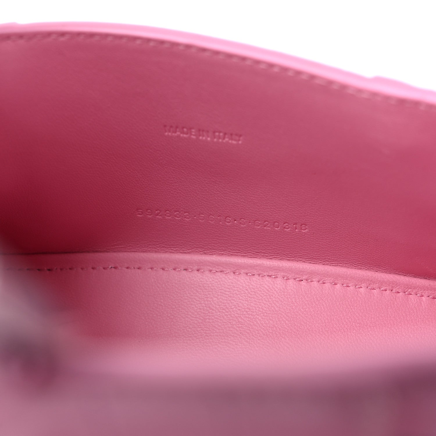 Balenciaga Shiny Calfskin Crocodile Embossed Hourglass Top Handle Bag XS Pink 8 of 15