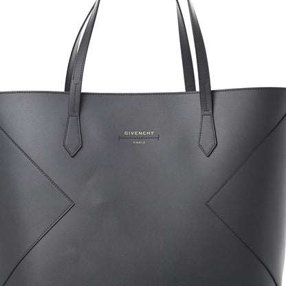 Givenchy Smooth Calfskin Wing Shopper Tote Grey White 9 of 13